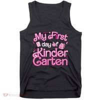 My First Day Of Kindergarten Back To School Girl Tank Top thumb 0