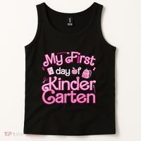 My First Day Of Kindergarten Back To School Girl Tank Top thumb 2