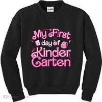 My First Day Of Kindergarten Back To School Girl Kids Sweatshirt thumb 0
