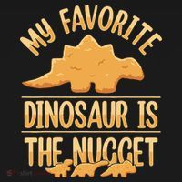 My Favorite Dinosaur Is The Nugget Backpack thumb 2