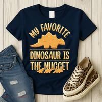 My Favorite Dinosaur Is The Nugget Women's T-Shirt thumb 3