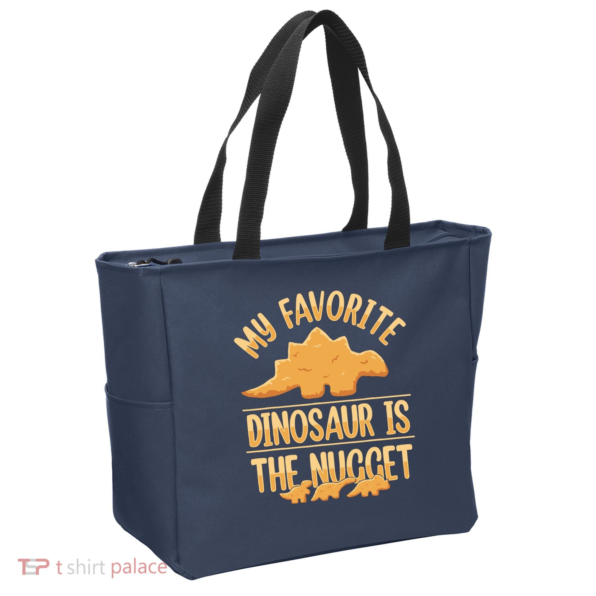 My Favorite Dinosaur Is The Nugget Tote Bag