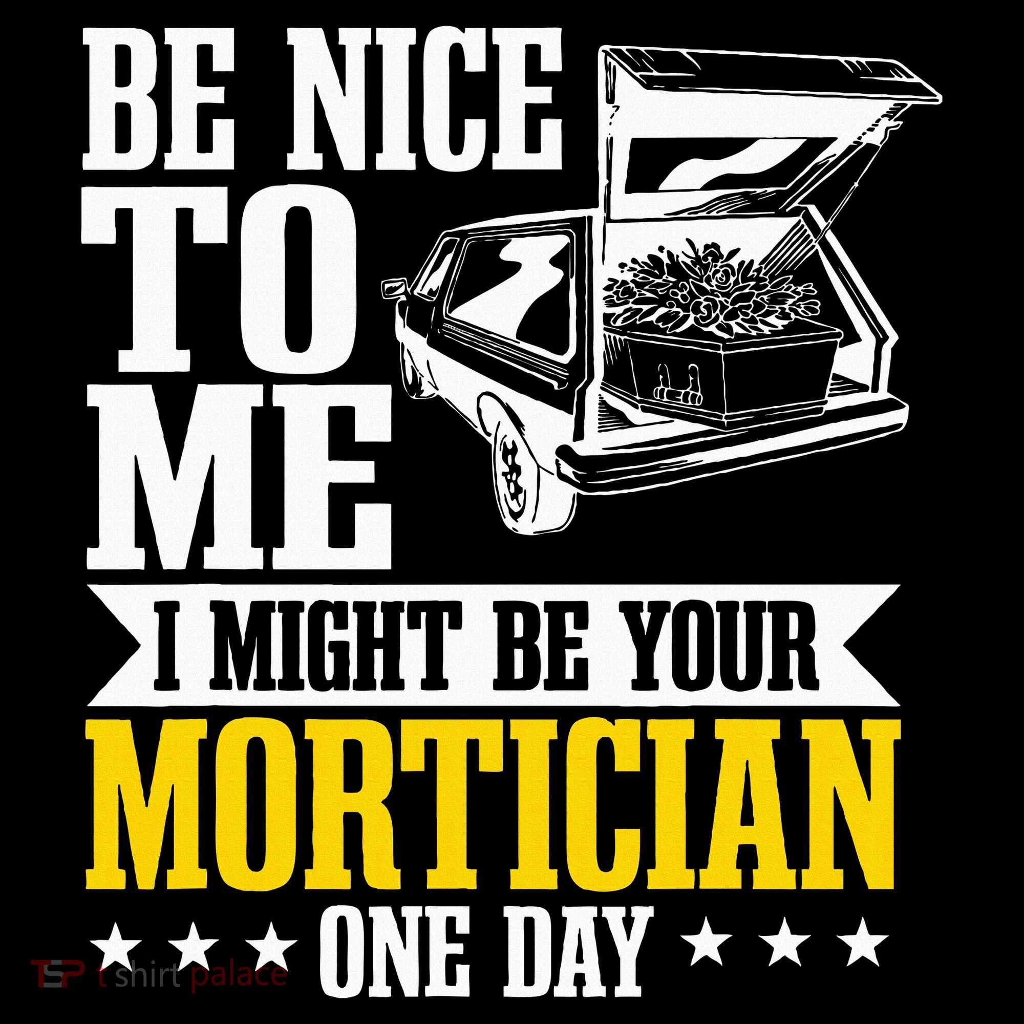 Mortician Funeral Director Undertaker Casket Be Nice Kids Long Sleeve Shirt