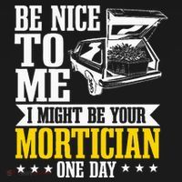 Mortician Funeral Director Undertaker Casket Be Nice Kids T-Shirt thumb 4