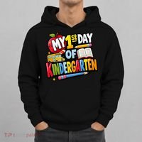 My First Day Of Kindergarten 1st Grade Hoodie thumb 0