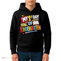 My First Day Of Kindergarten 1st Grade Kids Hoodie thumb 4