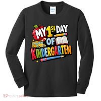 My First Day Of Kindergarten 1st Grade Kids Long Sleeve Shirt thumb 0