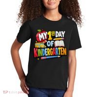 My First Day Of Kindergarten 1st Grade Kids T-Shirt thumb 2