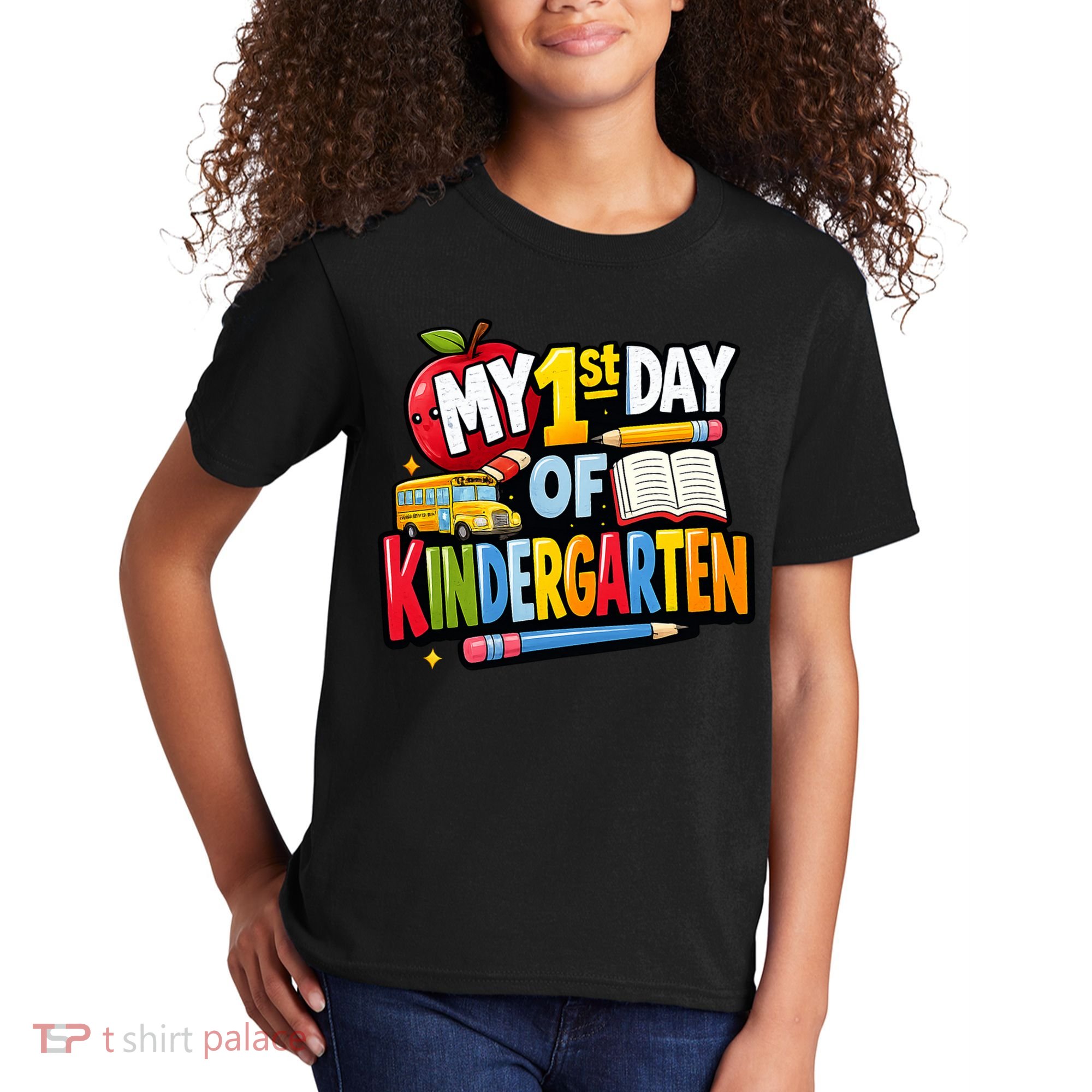 My First Day Of Kindergarten 1st Grade Kids T-Shirt