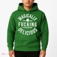 Magically Fucking Delicious St Patrick's Day Funny Hoodie thumb 2