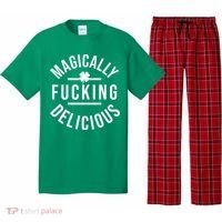 Magically Fucking Delicious St Patrick's Day Funny Pajama Set thumb 0