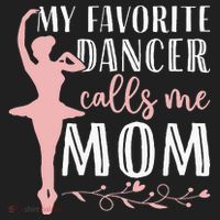 My Favorite Dancer Calls Me Mom Ballet Mom Women Dance Mom Golf Towel thumb 3