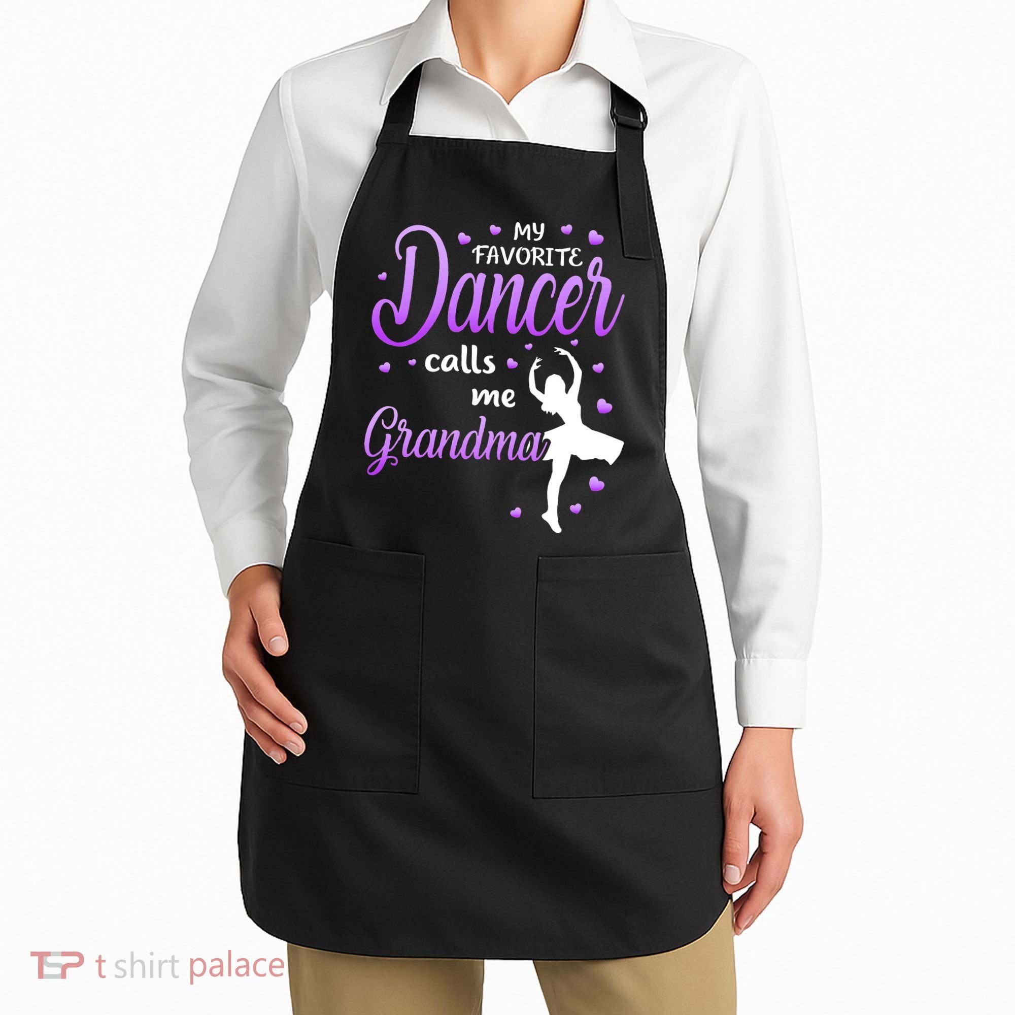 My Favorite Dancer Calls Me Grandma Dance Grandma Apron