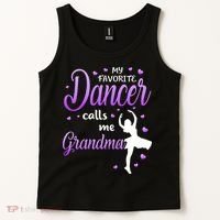 My Favorite Dancer Calls Me Grandma Dance Grandma Tank Top thumb 2