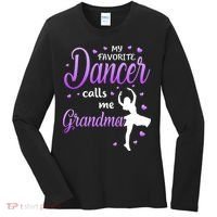 My Favorite Dancer Calls Me Grandma Dance Grandma Women's Long Sleeve Shirt thumb 0