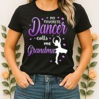 My Favorite Dancer Calls Me Grandma Dance Grandma Women's T-Shirt thumb 2