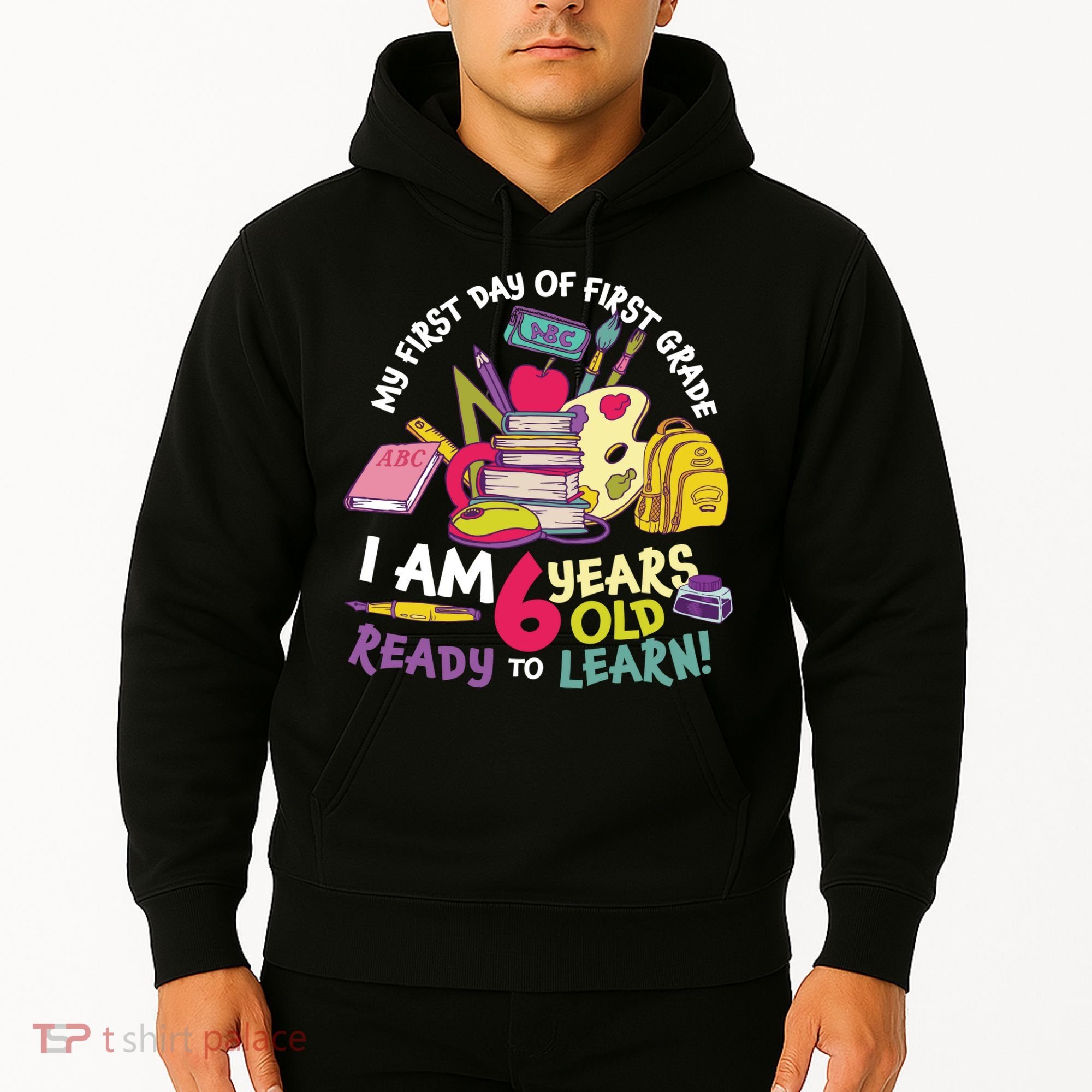 My First Day Of 1st Grade Back To School Hoodie