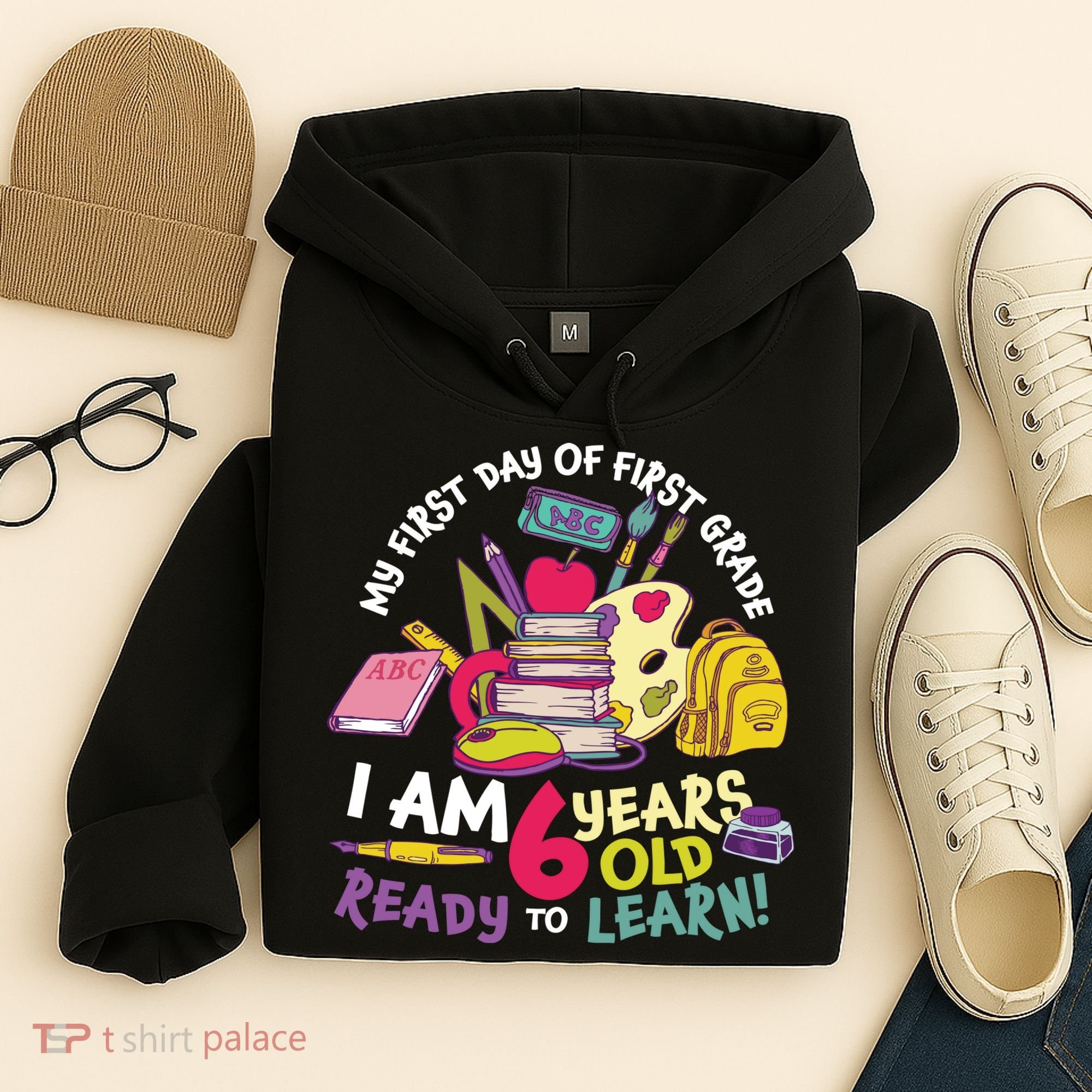 My First Day Of 1st Grade Back To School Hoodie