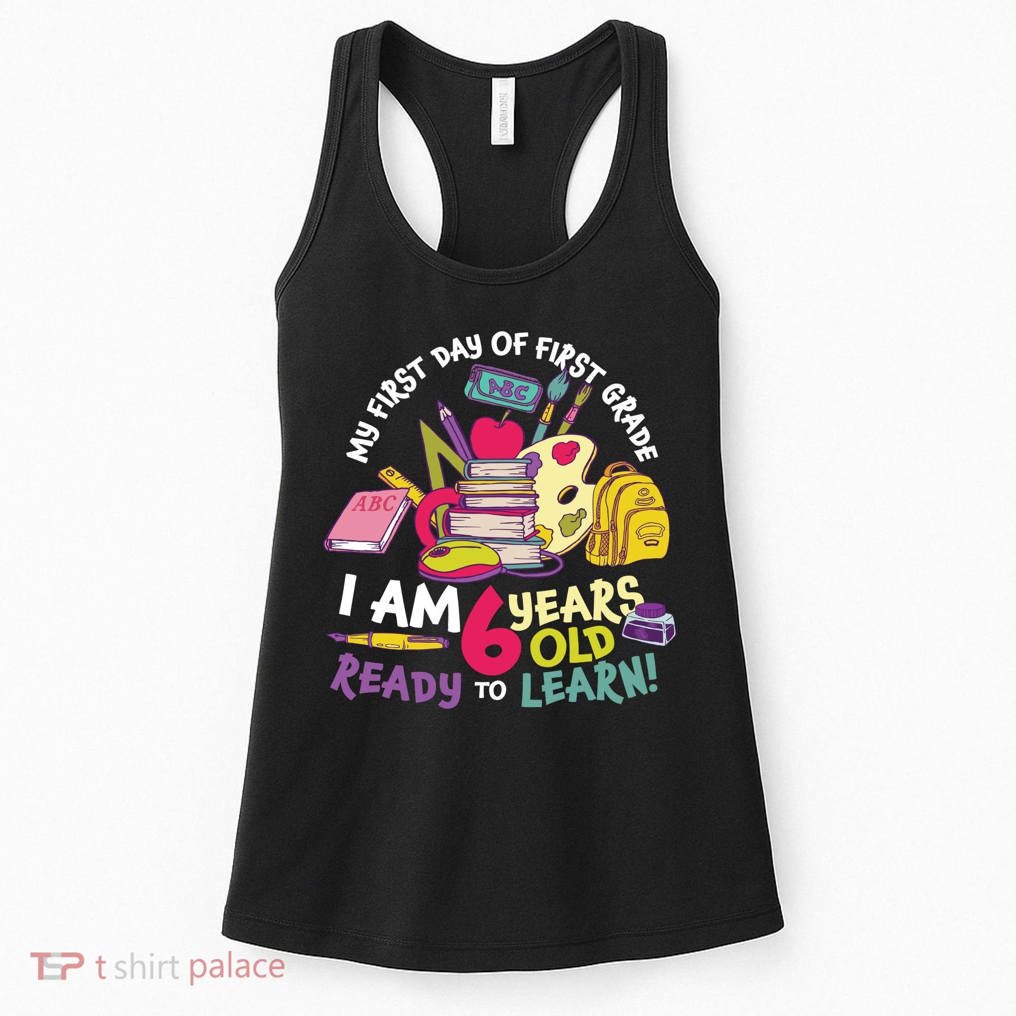My First Day Of 1st Grade Back To School Women's Tank Top