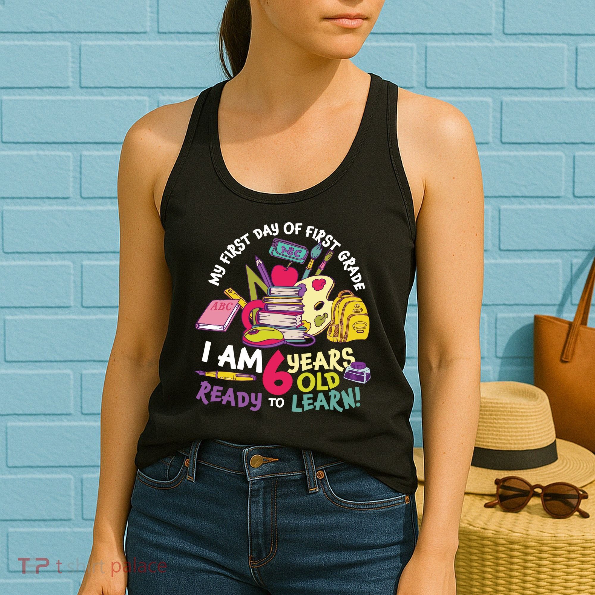 My First Day Of 1st Grade Back To School Women's Tank Top
