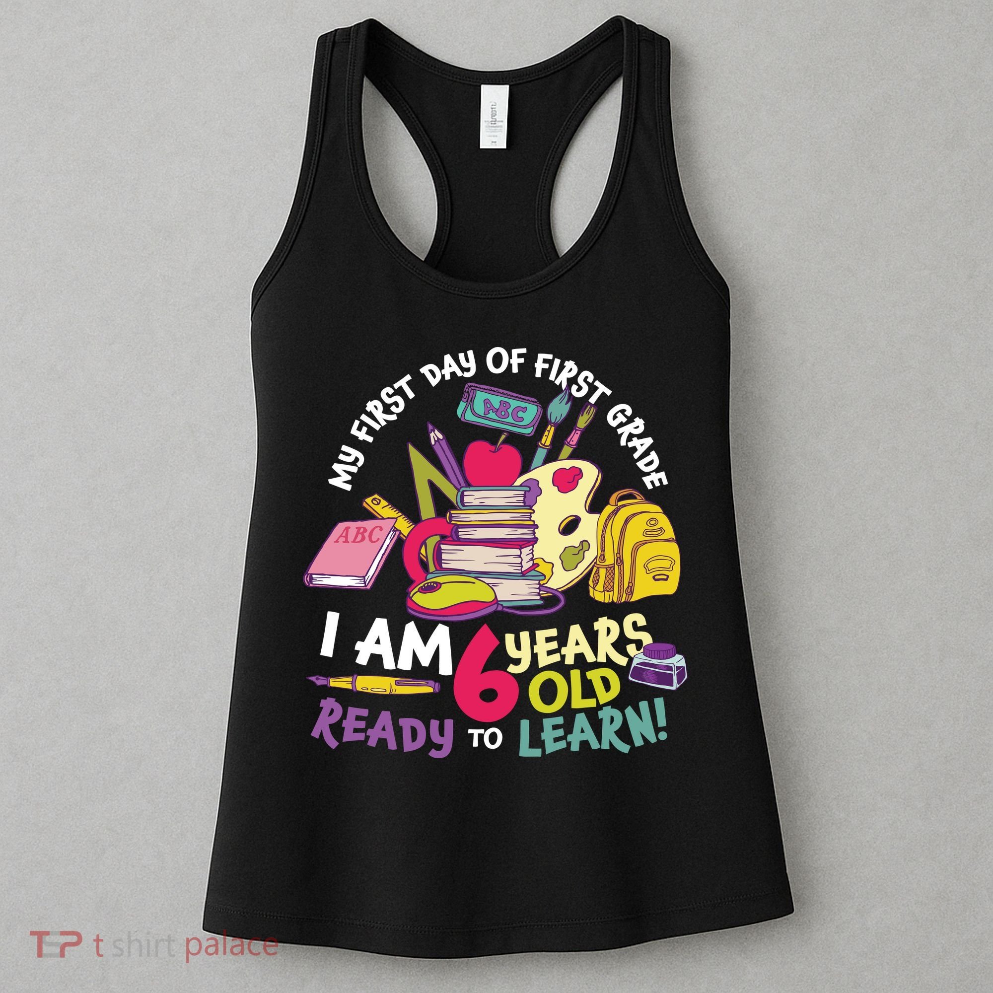 My First Day Of 1st Grade Back To School Women's Tank Top