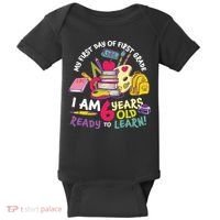 My First Day Of 1st Grade Back To School Baby Bodysuit thumb 0