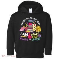 My First Day Of 1st Grade Back To School Toddler Hoodie thumb 0