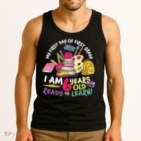 My First Day Of 1st Grade Back To School Tank Top thumb 3