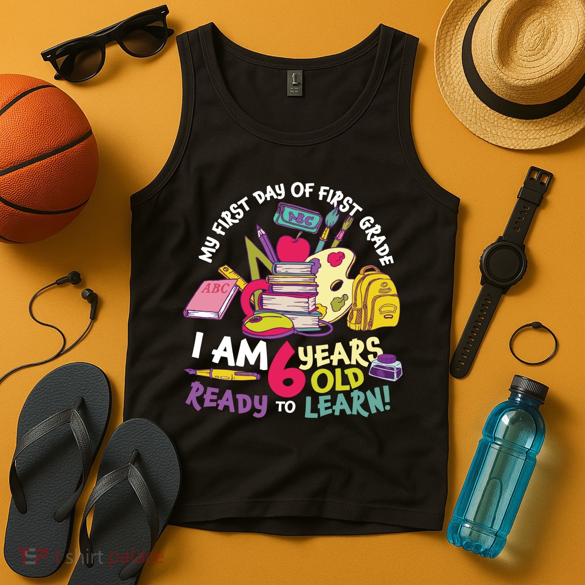 My First Day Of 1st Grade Back To School Tank Top