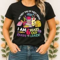 My First Day Of 1st Grade Back To School Women's T-Shirt thumb 2