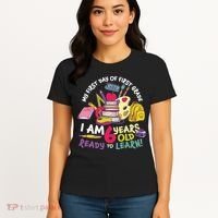 My First Day Of 1st Grade Back To School Women's T-Shirt thumb 4