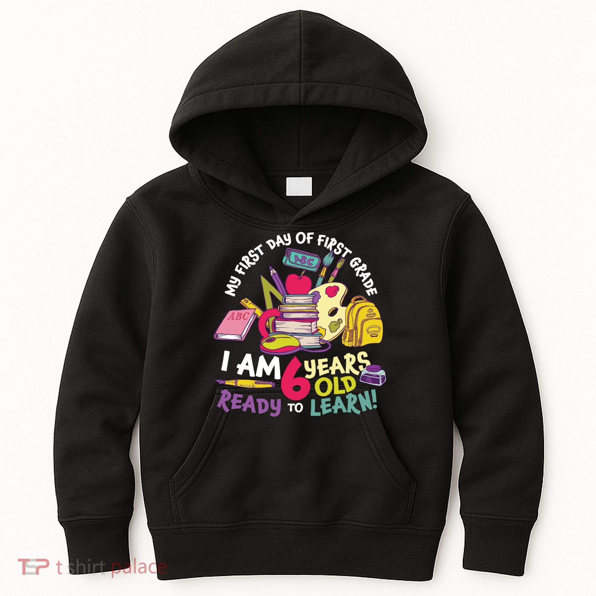 My First Day Of 1st Grade Back To School Kids Hoodie