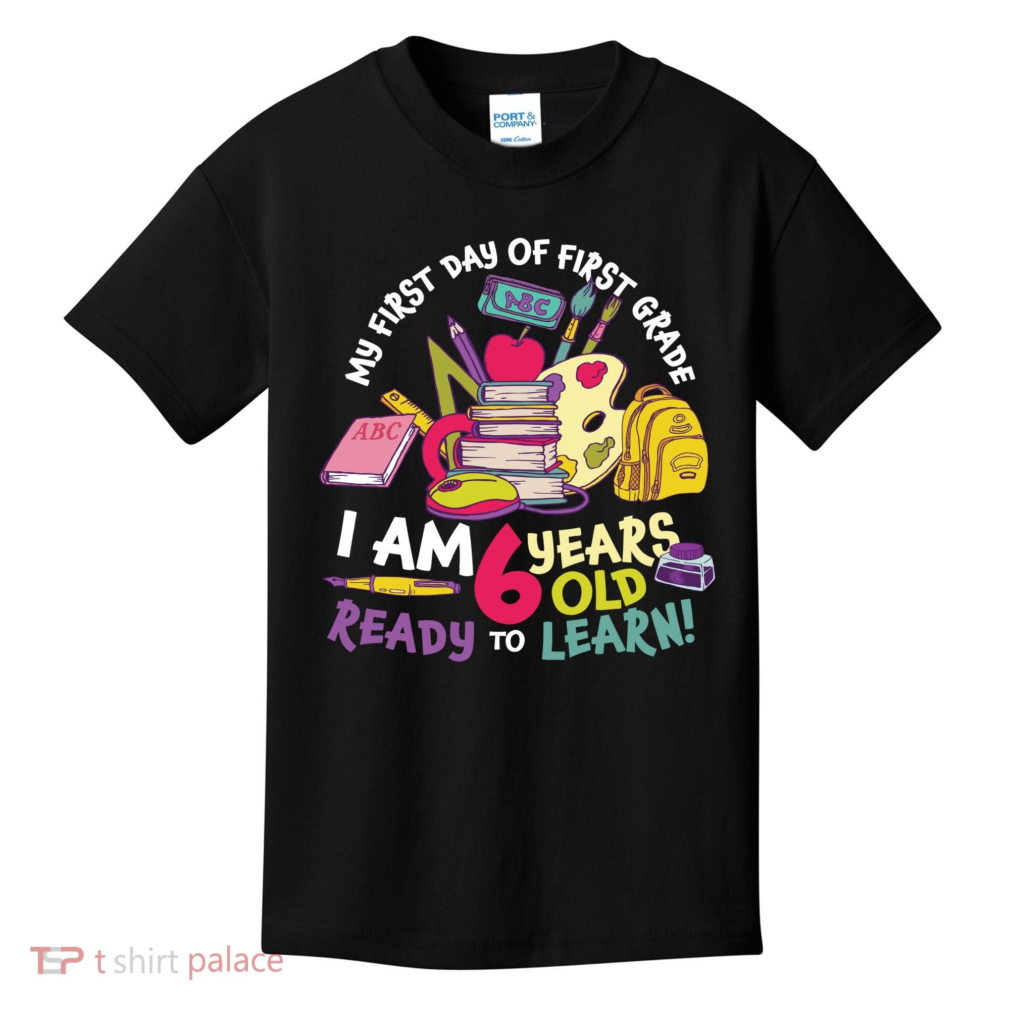 My First Day Of 1st Grade Back To School Kids T-Shirt