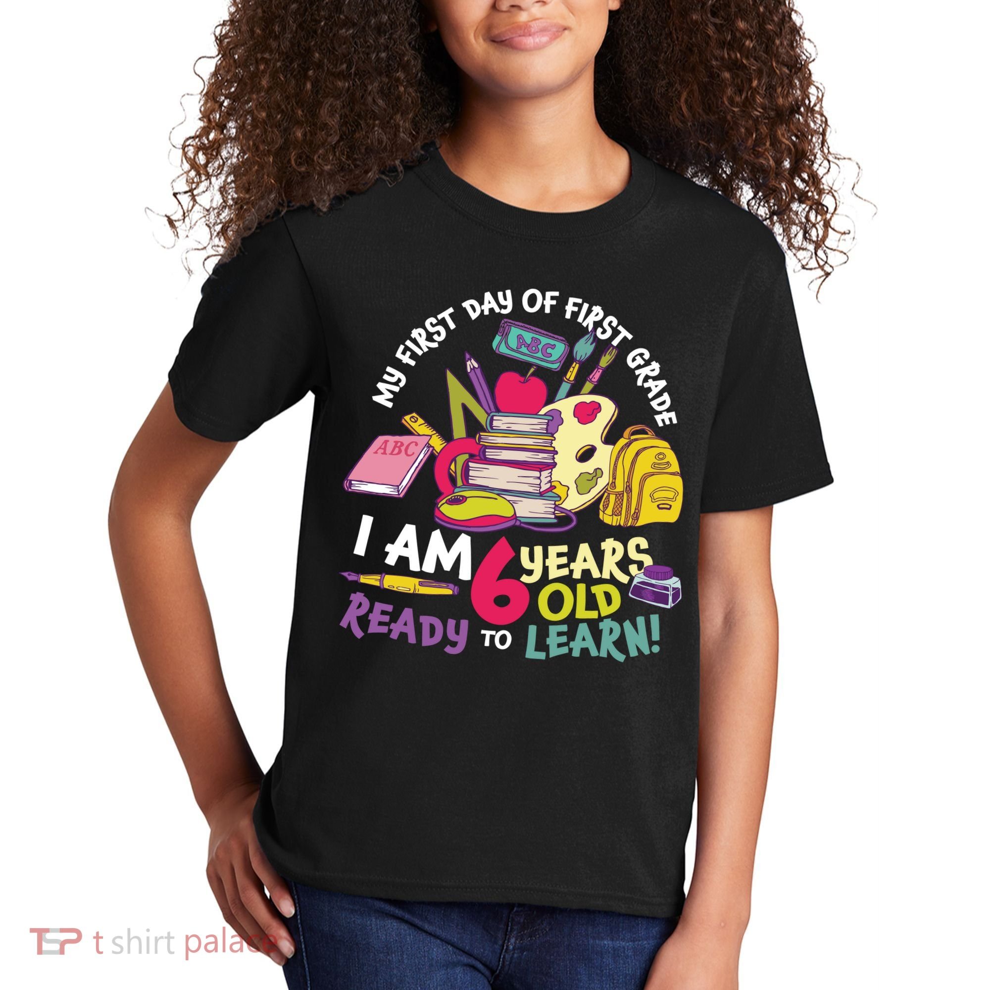 My First Day Of 1st Grade Back To School Kids T-Shirt