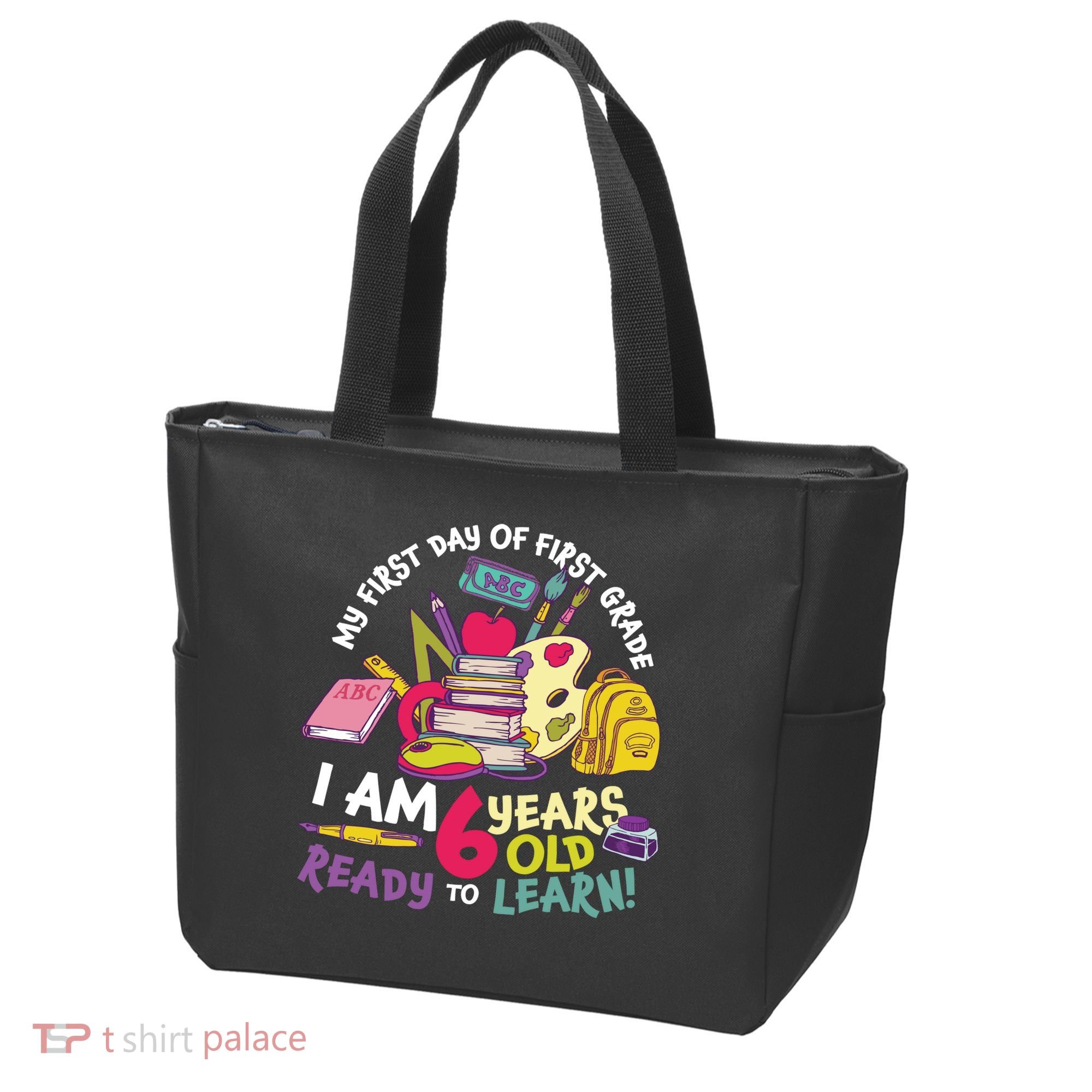 My First Day Of 1st Grade Back To School Tote Bag