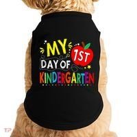 My First Day Of Kindergarten 1st Day Of Kindergarten Doggie Tank thumb 0