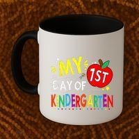 My First Day Of Kindergarten 1st Day Of Kindergarten Coffee Mug thumb 2