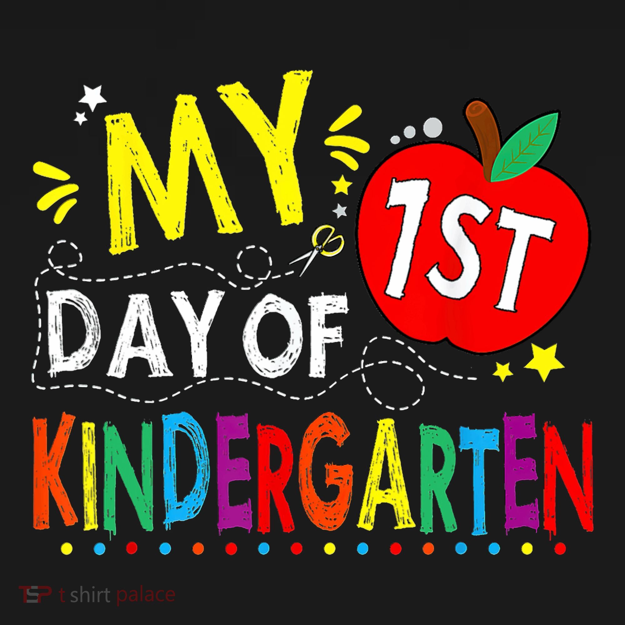 My First Day Of Kindergarten 1st Day Of Kindergarten Baby Bodysuit