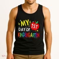 My First Day Of Kindergarten 1st Day Of Kindergarten Tank Top thumb 3
