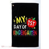 My First Day Of Kindergarten 1st Day Of Kindergarten Golf Towel thumb 0