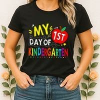 My First Day Of Kindergarten 1st Day Of Kindergarten Women's T-Shirt thumb 2