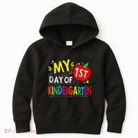 My First Day Of Kindergarten 1st Day Of Kindergarten Kids Hoodie thumb 0
