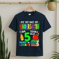 My First Day Of Kindergarten 1st Day Of School Boy Girl T-Shirt thumb 2