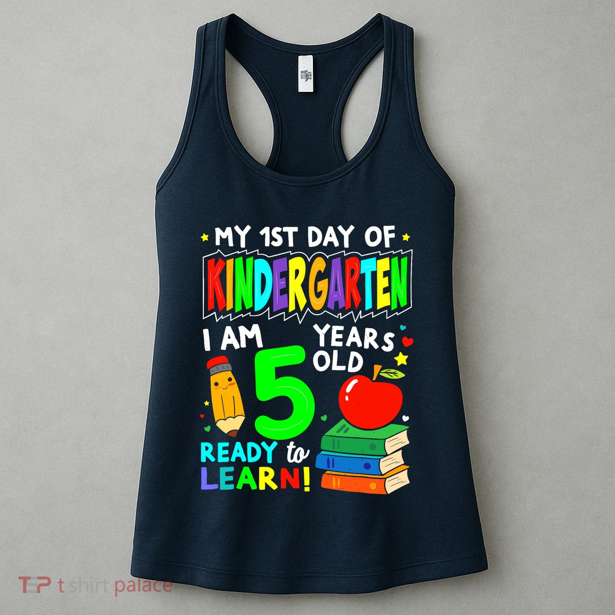 My First Day Of Kindergarten 1st Day Of School Boy Girl Women's Tank Top