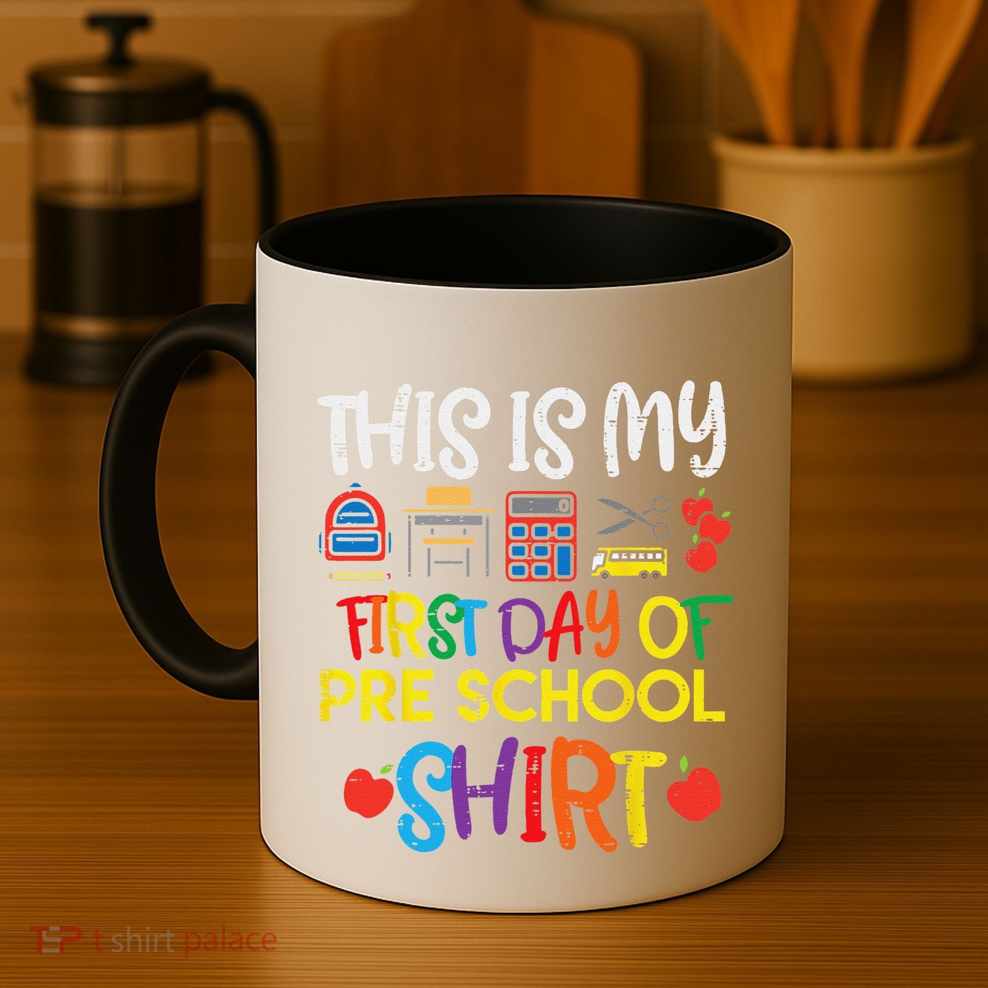 My First Day Of Preschool Pre School Coffee Mug