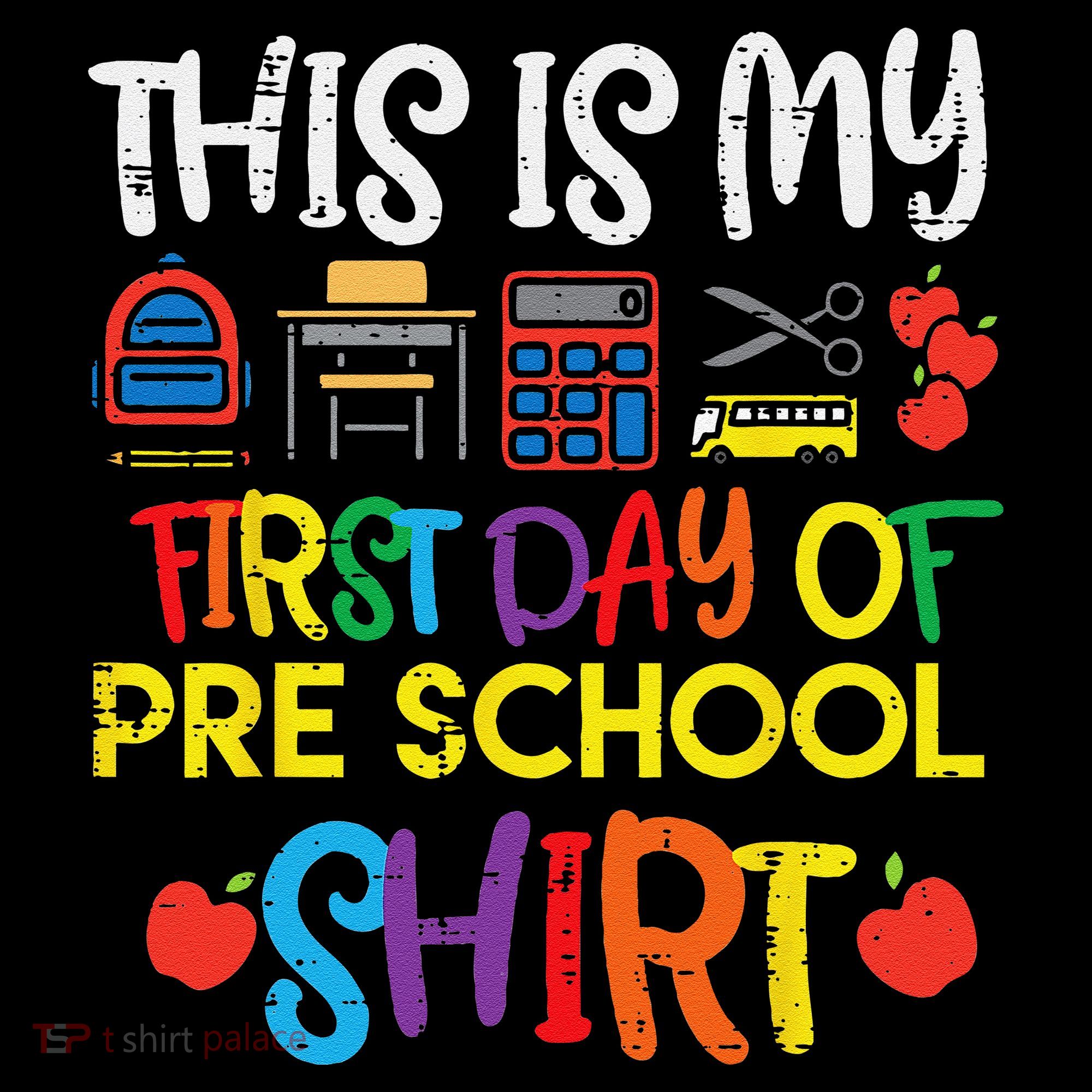 My First Day Of Preschool Pre School Coffee Mug