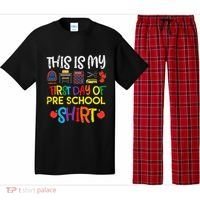 My First Day Of Preschool Pre School Pajama Set thumb 0
