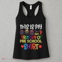 My First Day Of Preschool Pre School Women's Tank Top thumb 3