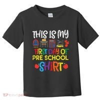 My First Day Of Preschool Pre School Toddler T-Shirt thumb 0