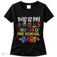 My First Day Of Preschool Pre School Women's T-Shirt thumb 0